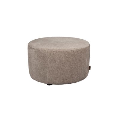 Dutchbone Rocca poef - cappuccino - beige