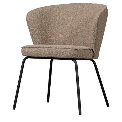 Woood Admit eetkamerstoel bouclé