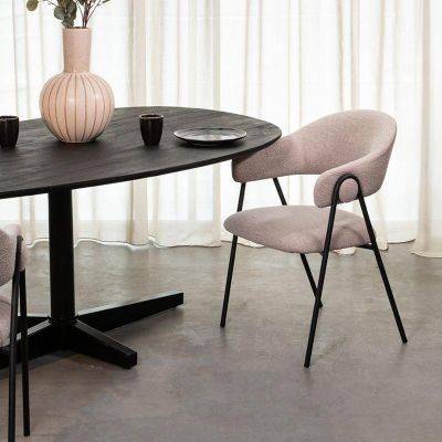 Label51 Lowen eetkamerstoel boucle