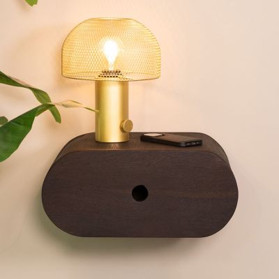 Label51 Rise zwevend nachtkastje - donkerbruin