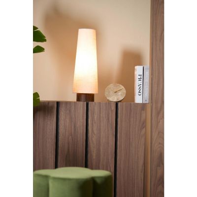 Light & Living Howie tafellamp ø19x52,5 cm hout