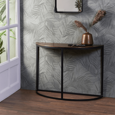 Peto sidetable 100x42x76 cm antiek brons/zwart van het woonmerk Light & Living