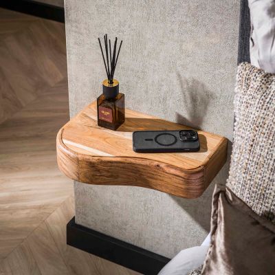 Fraaai Boka nachtkastje organisch set van 2 - massief acacia naturel