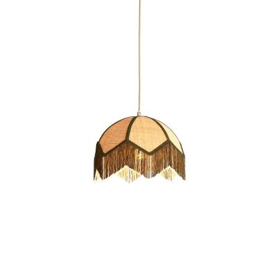 Light & Living Sulina hanglamp ø35x28 cm raffia - naturel+groen