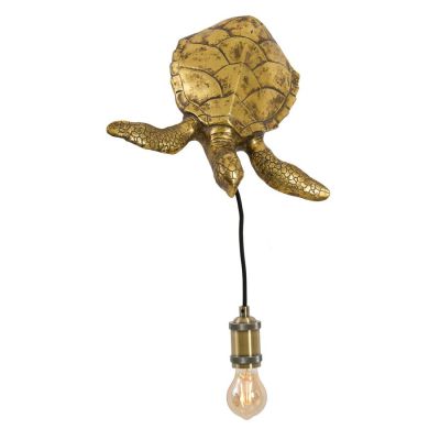 Light & Living Turtle wandlamp 35x26x20 cm - brons