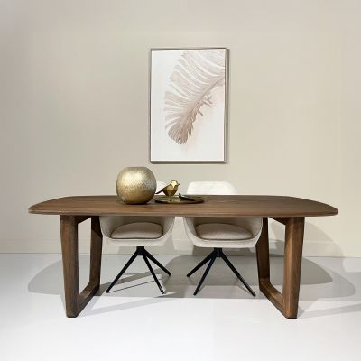Livingfurn Cortez eettafel 200 cm - bruin