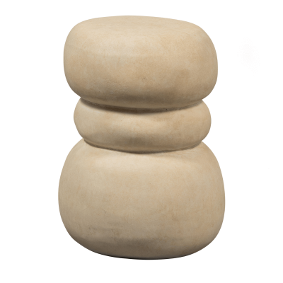 Ivo bijzettafel betonlook naturel van het woonmerk Woood