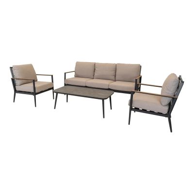Feda loungeset - matt antraciet