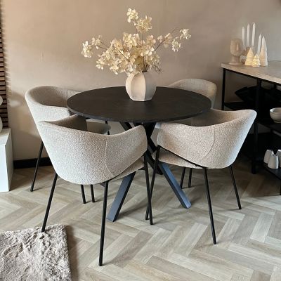 DS4U Elza eetkamerstoel boucle