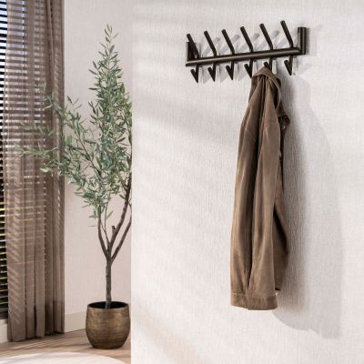 Fraaai Forest kapstok 2x6 haken - bruin