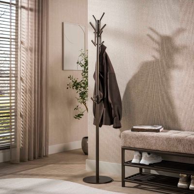 Fraaai Odell staande kapstok - bruin