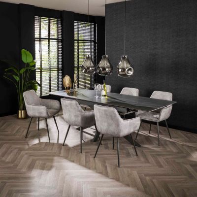 Fraaai Jade armstoel rib