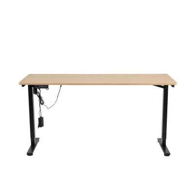 DS4U Verstelbaar bureau met verlichting - naturel