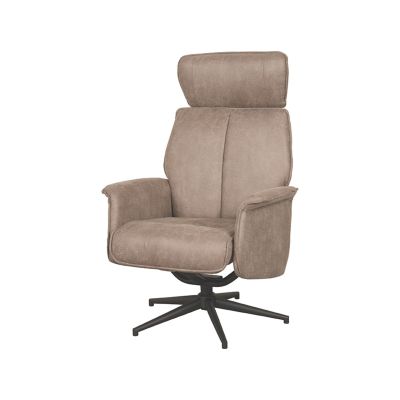 Label51 Verdal fauteuil micro suede - taupe