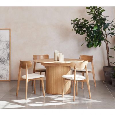 Nordic Home Kelly eettafel Ø120-167 cm