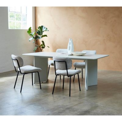 Nordic Home Perry eettafel 90x200 cm - greige