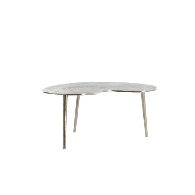 Light & Living Linos bijzettafel 53x30x48 cm - ruw nikkel