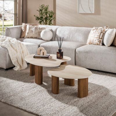 Fraaai Santana salontafel set van 2