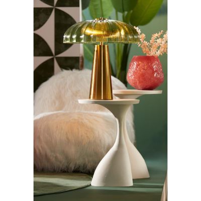 Light & Living Macau bijzettafel 40x33x55 cm - mat crème