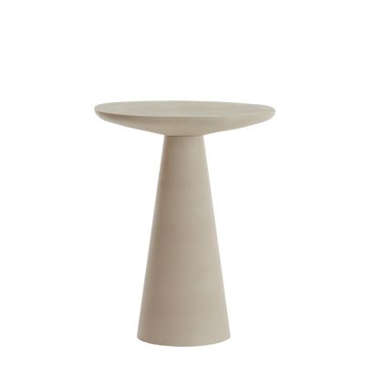 Light & Living Abala bijzettafel ø45 cm - mat crème - OUTLET B