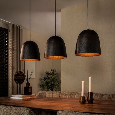 Fraaai Nove hanglamp 3-lichts - bruin
