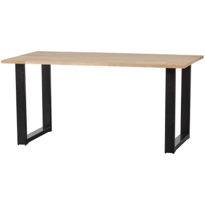 Woood Combi-Tablo eiken 160x90 cm + U-poot