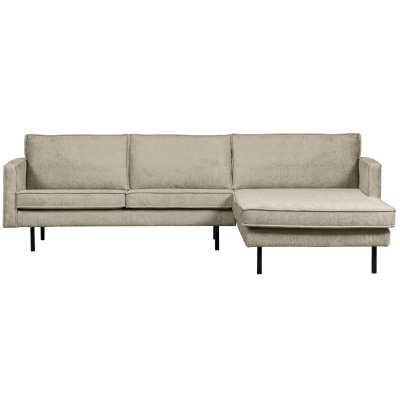 Woood Rodeo chaise longue rechts structure velvet