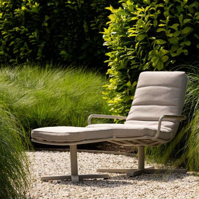 Woood Coosa tuin hocker aluminium - zand