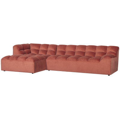 Woood Allure chaise longue links velvet