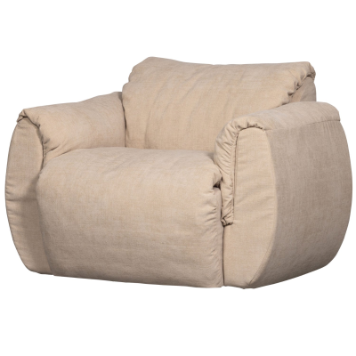 Woood Baggy draaifauteuil geweven chenille