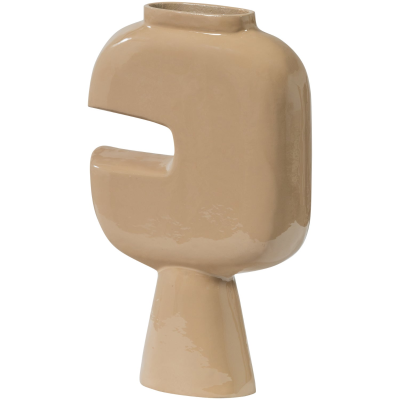 Woood Gianna vaas aluminium - zand