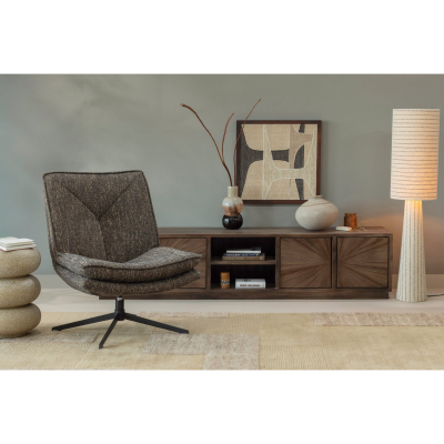 Woood Milaro draaifauteuil melange