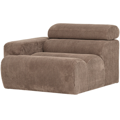 Woood Novi 1-zits element arm links ribstof