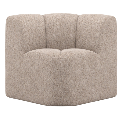 Woood Mojo eetbank hoek met rugleuning wollig