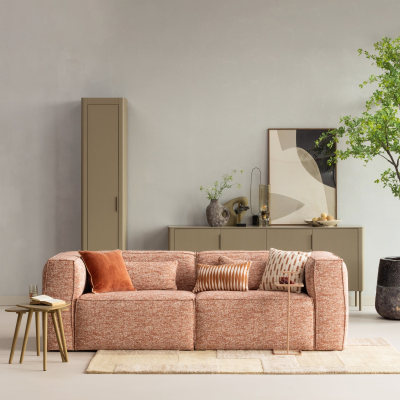 Woood Bean chaise longue bank links melange