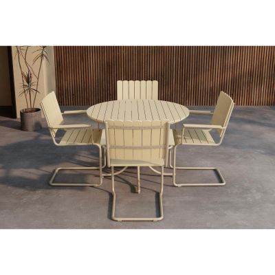 Svea Mitchel loungeset - beige/beige polywood