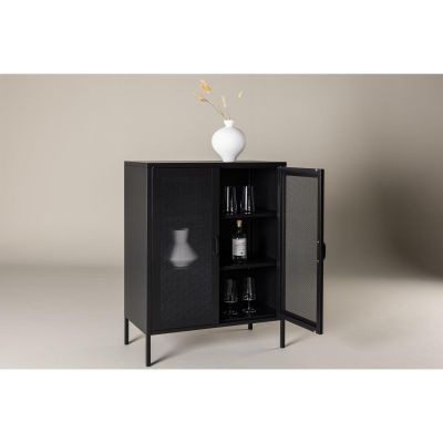Svea Zivo dressoir - 80 cm - zwart