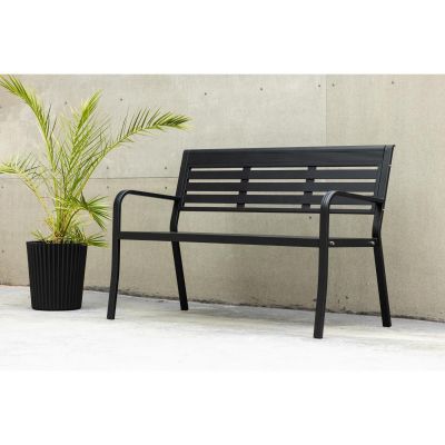 Svea Layla tuinbank - 125 cm - zwart