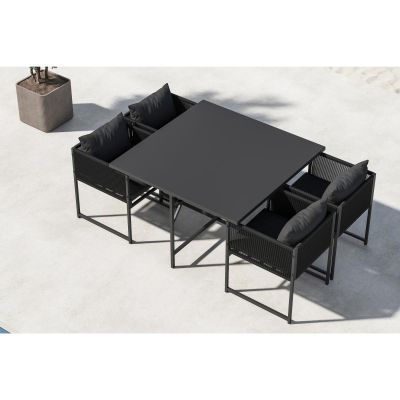 Svea Isabella eettafelset - zwart