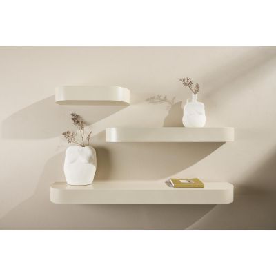 Svea Rocco wanplanken - set van 3 - beige