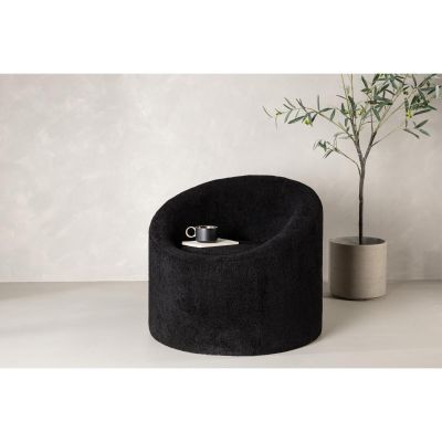 Svea Nuko fauteuil - teddy - zwart