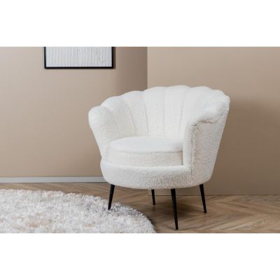Svea Rano fauteuil - teddy - wit