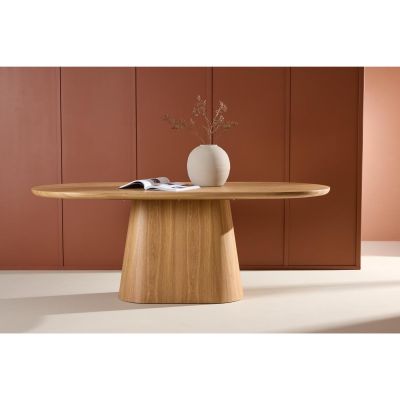 Svea Tiziano ovale eettafel - 90 x 200 cm - naturel