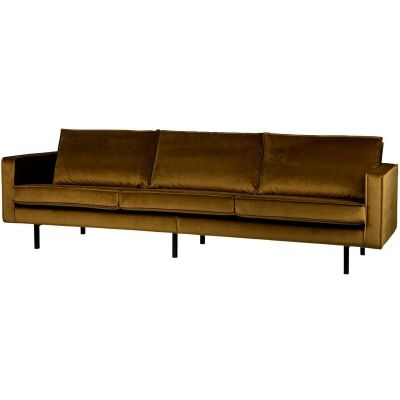 Bank Rodeo Velvet 3-zits Honing Geel