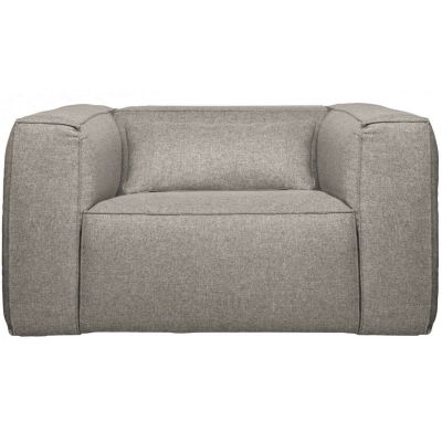 Fauteuil Bean Incl. Kussen Lichtgrijs Gemêleerd