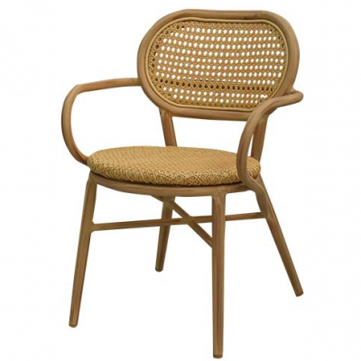 Elda terrasstoel - met armleuning