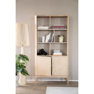 Eleonora Boekenkast Harvey - eikenhout - 180x90 cm