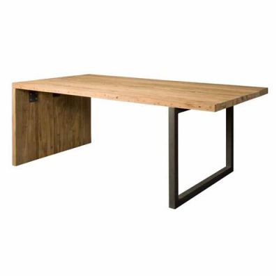 Tower Living Lucca eettafel dichte poot - 180 cm - naturel