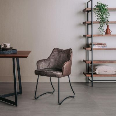 Tower Living Garda armstoel - bruin