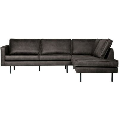 Hoekbank Rodeo Rechts Zwart